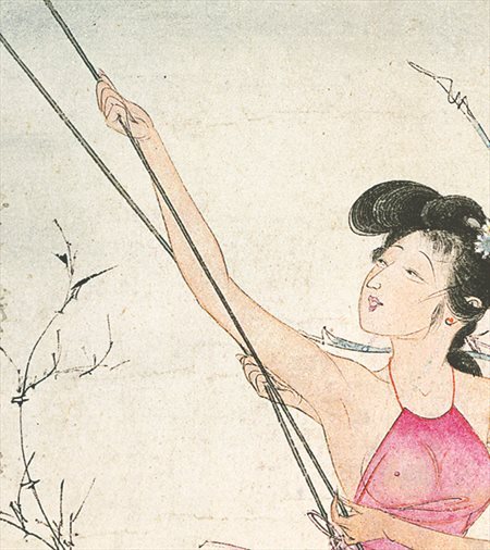 文安-胡也佛的仕女画和最知名的金瓶梅秘戏图